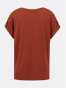 ONLY Braunes Basic-T-Shirt ONLY