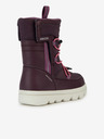 Geox Burgunderfarbene Mädchen-Stiefeletten Geox Willaboom Abx