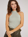 Guess Hellgrünes geripptes Damen-Tank-Top von Guess