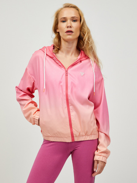 Guess Pinke Guess Damen-Leichtgewicht-Jacke Clematis