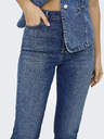 ONLY Dunkelblaue Straight-Fit-Jeans für Damen ONLY Emily