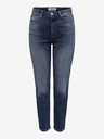 ONLY Dunkelblaue Straight-Fit-Jeans für Damen ONLY Emily