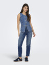 ONLY Dunkelblaue Straight-Fit-Jeans für Damen ONLY Emily