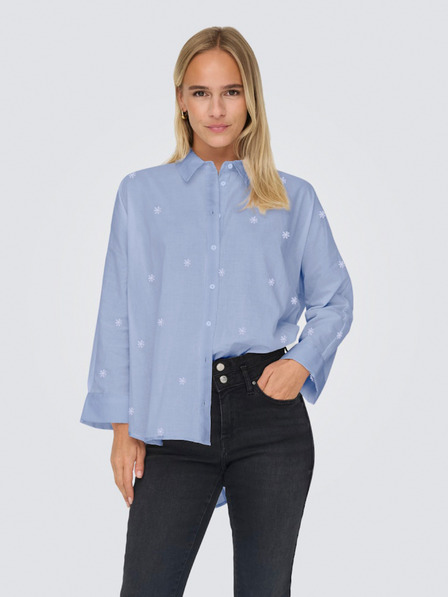 ONLY Blaue Damenbluse ONLY