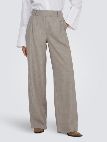 ONLY Braune Damen-Weitbeinhosen ONLY