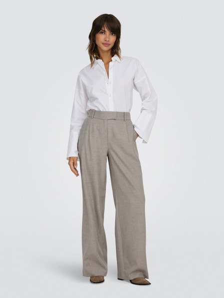 ONLY Braune Damen-Weitbeinhosen ONLY