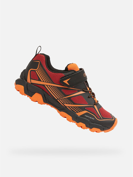 Geox Dunkelrot Jungen Turnschuhe Geox Magnetar B Abx