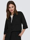 Jacqueline de Yong Schwarzes Damen-Kurzarm-Shirt JDY