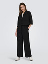 Jacqueline de Yong Schwarzes Damen-Kurzarm-Shirt JDY