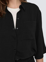 Jacqueline de Yong Schwarzes Damen-Kurzarm-Shirt JDY