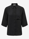 Jacqueline de Yong Schwarzes Damen-Kurzarm-Shirt JDY