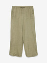 Vero Moda Khaki Damenjeans mit weitem Bein Vero Moda
