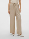 Vero Moda Beige Damenjeans mit weitem Bein Vero Moda