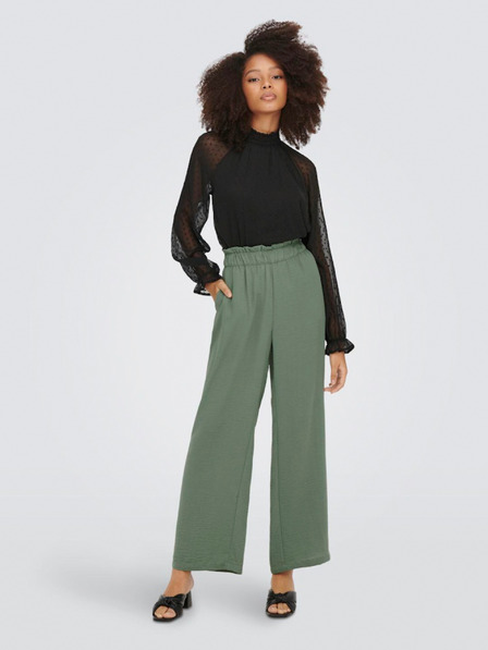 Jacqueline de Yong Grüne JDY Damen Culottes