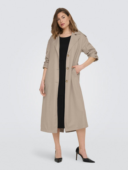 ONLY Beigefarbener Damen Trenchcoat ONLY