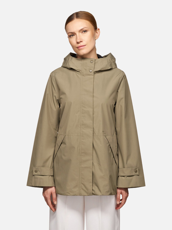 Geox Khaki Damen Geox Hoara Parka