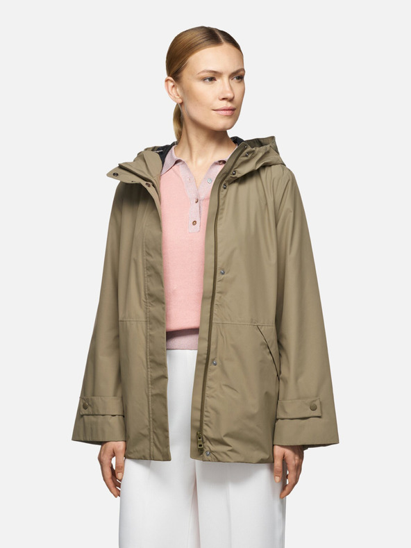 Geox Khaki Damen Geox Hoara Parka