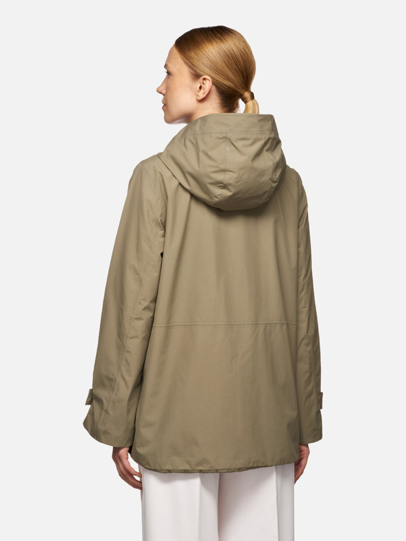 Geox Khaki Damen Geox Hoara Parka