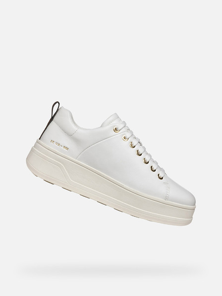 Geox Weiße Damen Geox Spherica ECUB-2 Turnschuhe