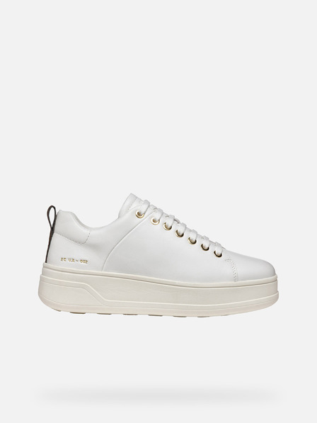 Geox Weiße Damen Geox Spherica ECUB-2 Turnschuhe