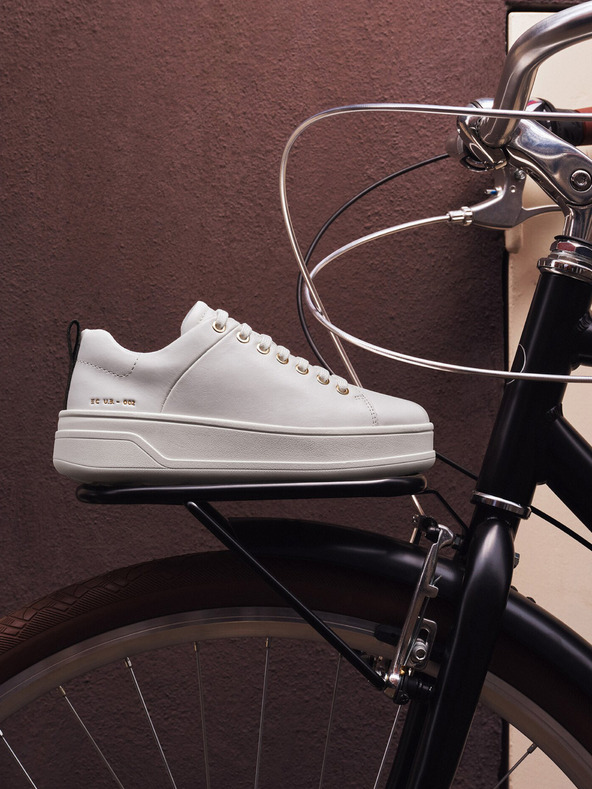 Geox Weiße Damen Geox Spherica ECUB-2 Turnschuhe