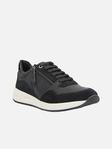 Geox Schwarze Damen Geox Bulmya Turnschuhe