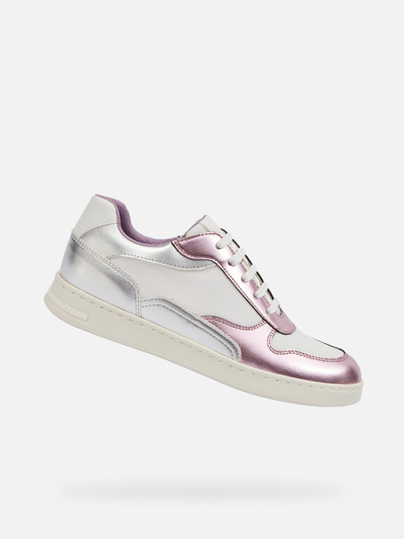 Geox Silber Damen Turnschuhe Geox Jaysen