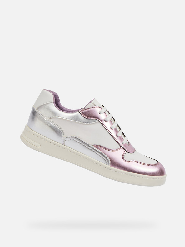 Geox Silber Damen Turnschuhe Geox Jaysen