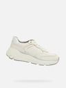 Geox Cremefarbene Damen Geox Diamanta Turnschuhe