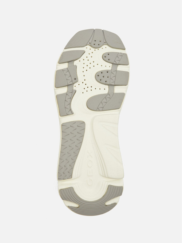 Geox Cremefarbene Damen Geox Diamanta Turnschuhe