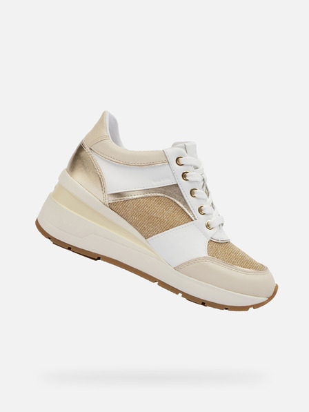 Geox Weiß Damen Geox Zosma Turnschuhe