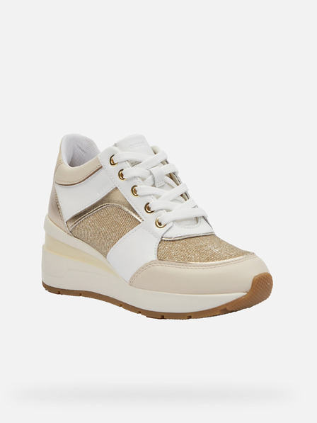 Geox Weiß Damen Geox Zosma Turnschuhe