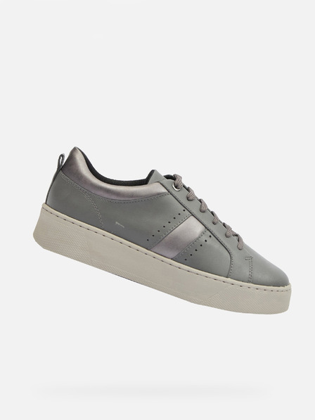 Geox Dunkelgrau Damen Geox Skyley Turnschuhe