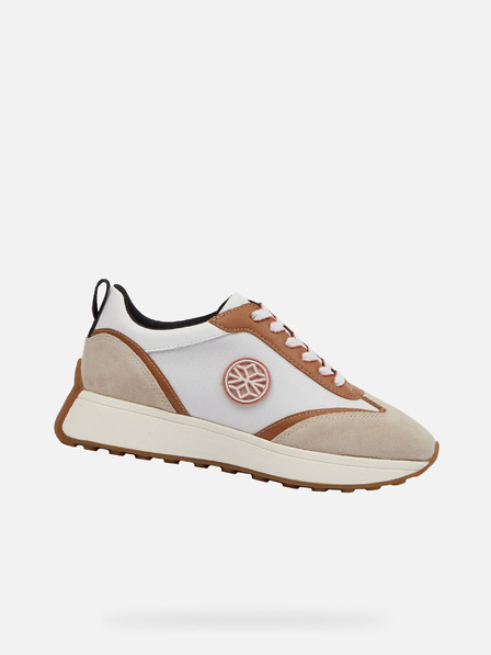 Geox Beige Damen Geox Amabel Turnschuhe