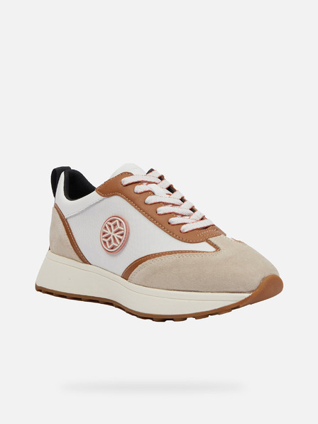 Geox Beige Damen Geox Amabel Turnschuhe
