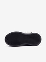 Karl Lagerfeld Schwarzes Leder Damen Turnschuhe KARL LAGERFELD