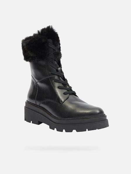Geox Schwarz Damen Geox Felleny Stiefelette