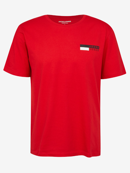 Jack & Jones Jack & Jones Rotes Herren-T-Shirt