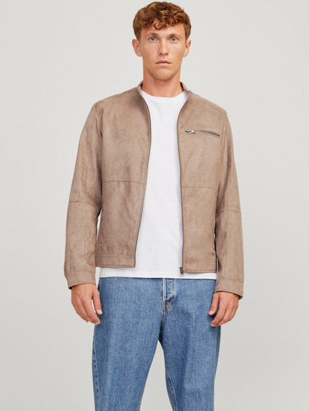 Jack & Jones Jack & Jones Herren Wildlederjacke Beige