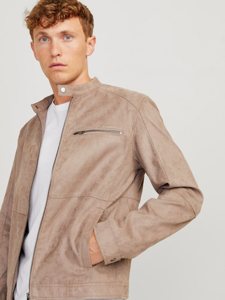Jack & Jones Jack & Jones Herren Wildlederjacke Beige