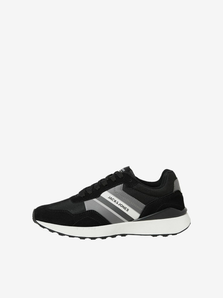 Jack & Jones Graue und schwarze Jack & Jones Herrenturnschuhe