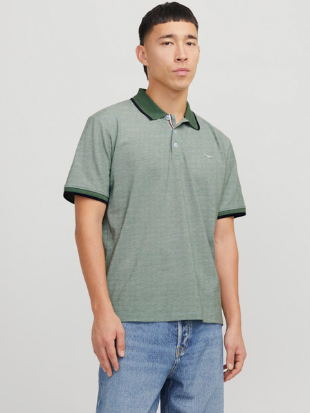 Jack & Jones Grünes Herren-Polohemd Jack & Jones