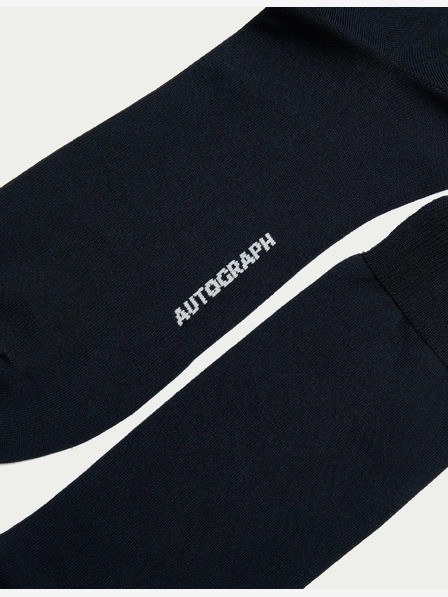 Marks & Spencer 3 Paar Socken, hohe ägyptische Baumwolle Marks & Spencer marineblau