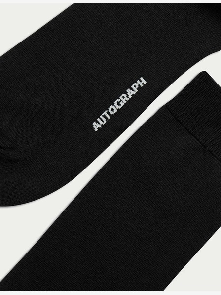 Marks & Spencer 3 Paar Socken, hohe ägyptische Baumwolle Marks & Spencer schwarz