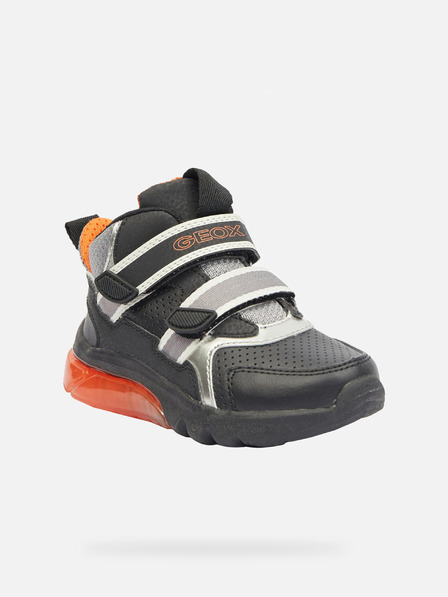 Geox Schwarze Geox Ciberdron Turnschuhe für Jungen