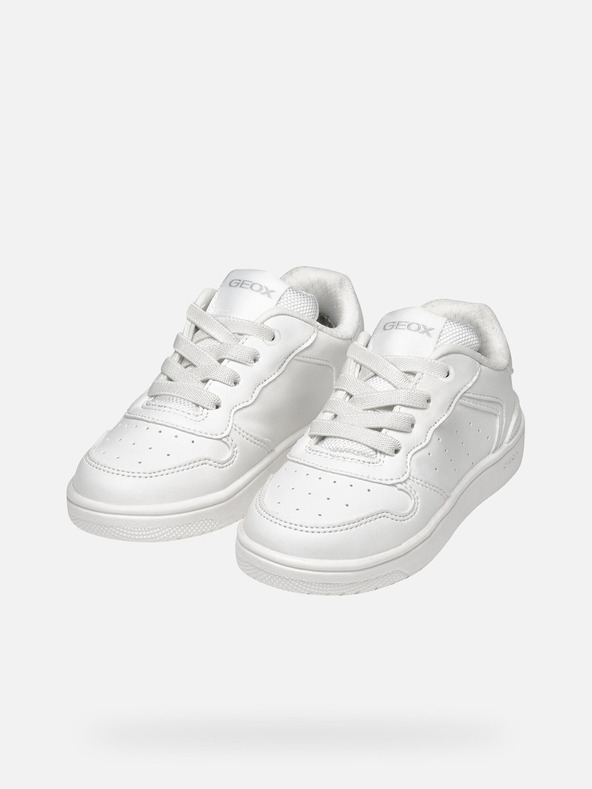 Geox Weiße Mädchen Turnschuhe Geox Washiba