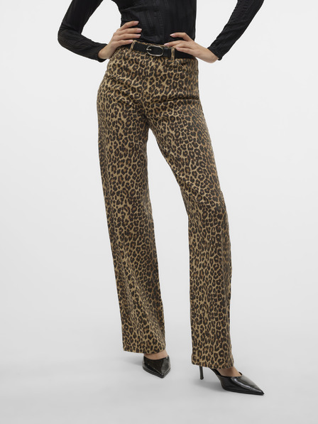 Vero Moda Gemusterte Damenjeans mit weitem Bein Vero Moda Tessa