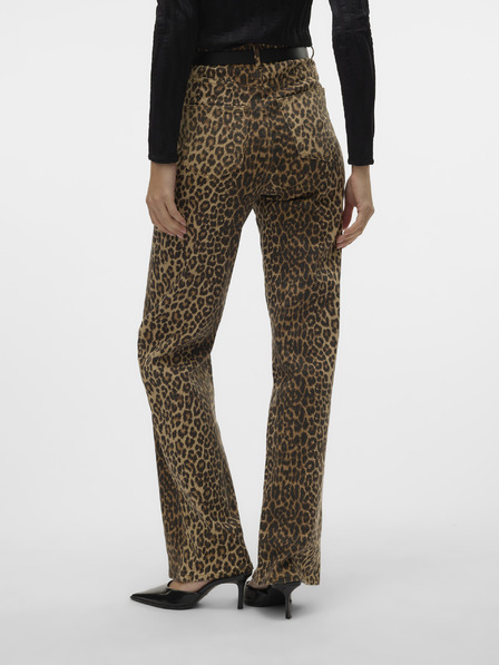 Vero Moda Gemusterte Damenjeans mit weitem Bein Vero Moda Tessa