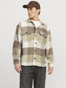 Jack & Jones Braun-beige Herren Jack & Jones Bradley kariertes Hemd