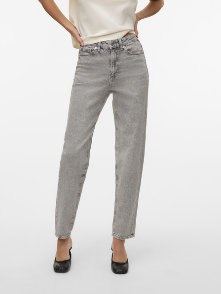 Vero Moda Hellgraue Damen Mom-Jeans Vero Moda Tessa